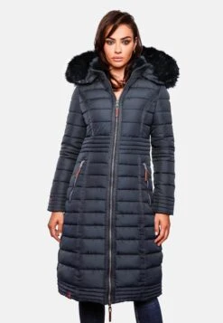 Navahoo Wintermantels Wintermantel Umay Dames Nachtblauw -Navahoo 0080cfd2f25b3b4a1442ffd23102db21