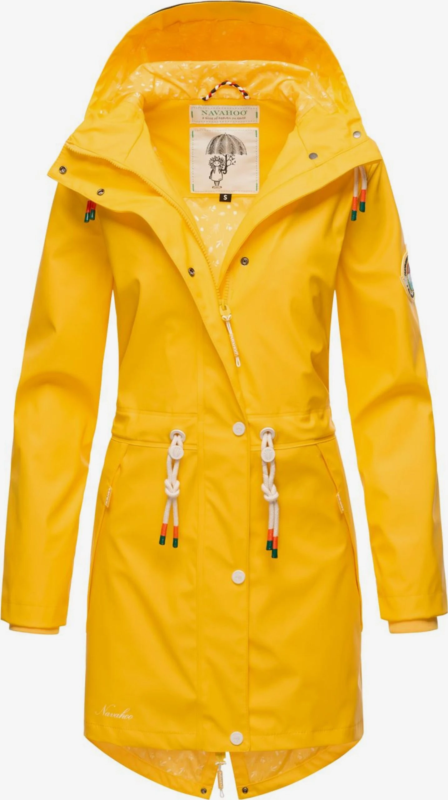 Navahoo Outdoor Jassen Functionele Jas Tropical Storm Dames Geel 2 Navahoo Outdoor Jassen Functionele Jas Tropical Storm Dames Geel - Afbeelding 2