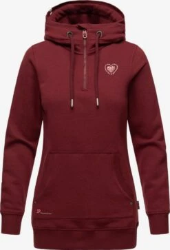 Navahoo Hoodies Sweatshirt Zauberelfe Dames Bordeaux