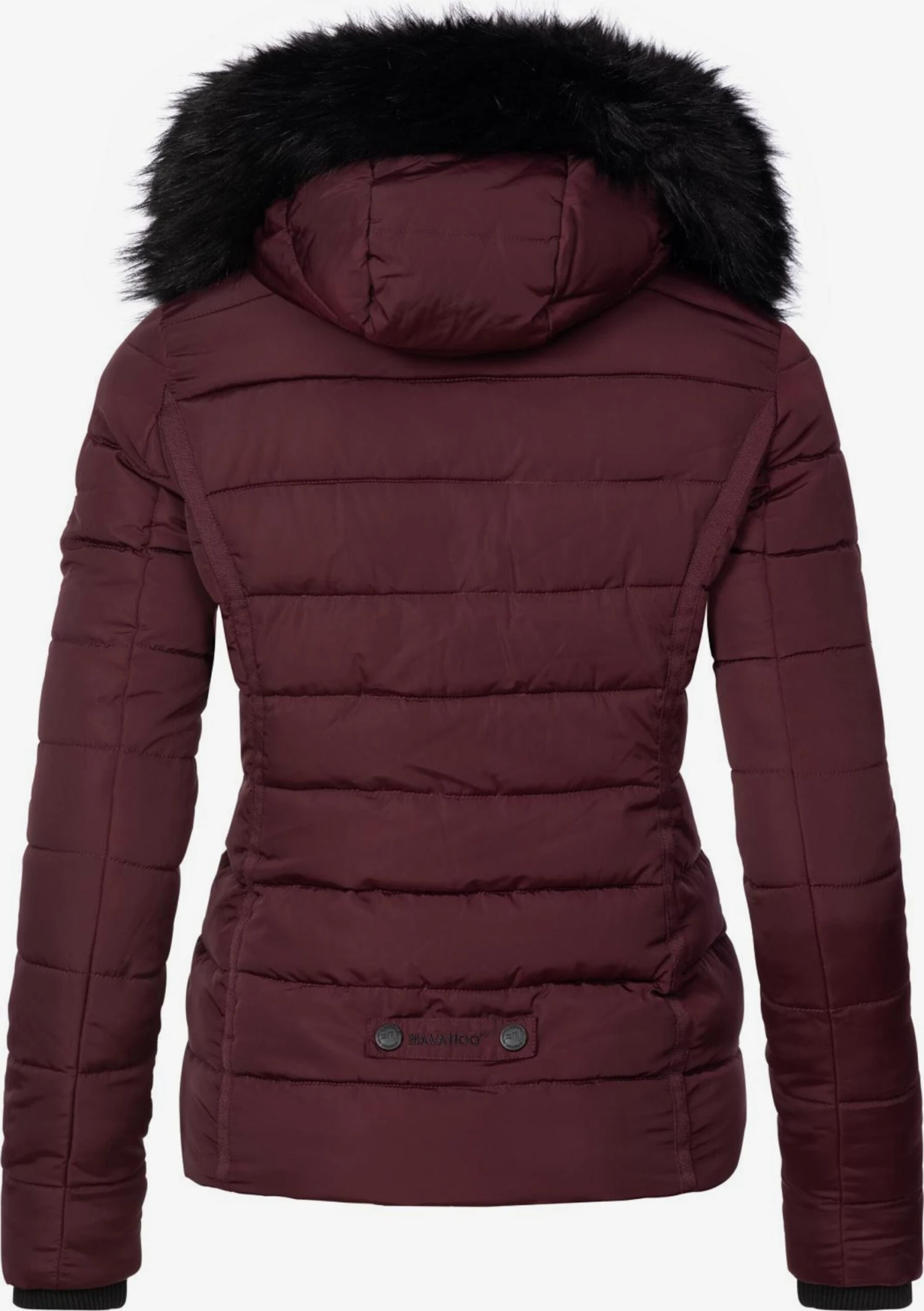 Navahoo Winterjassen Winterjas Miamor Dames Wijnrood 3 Navahoo Winterjassen Winterjas Miamor Dames Wijnrood - Afbeelding 3