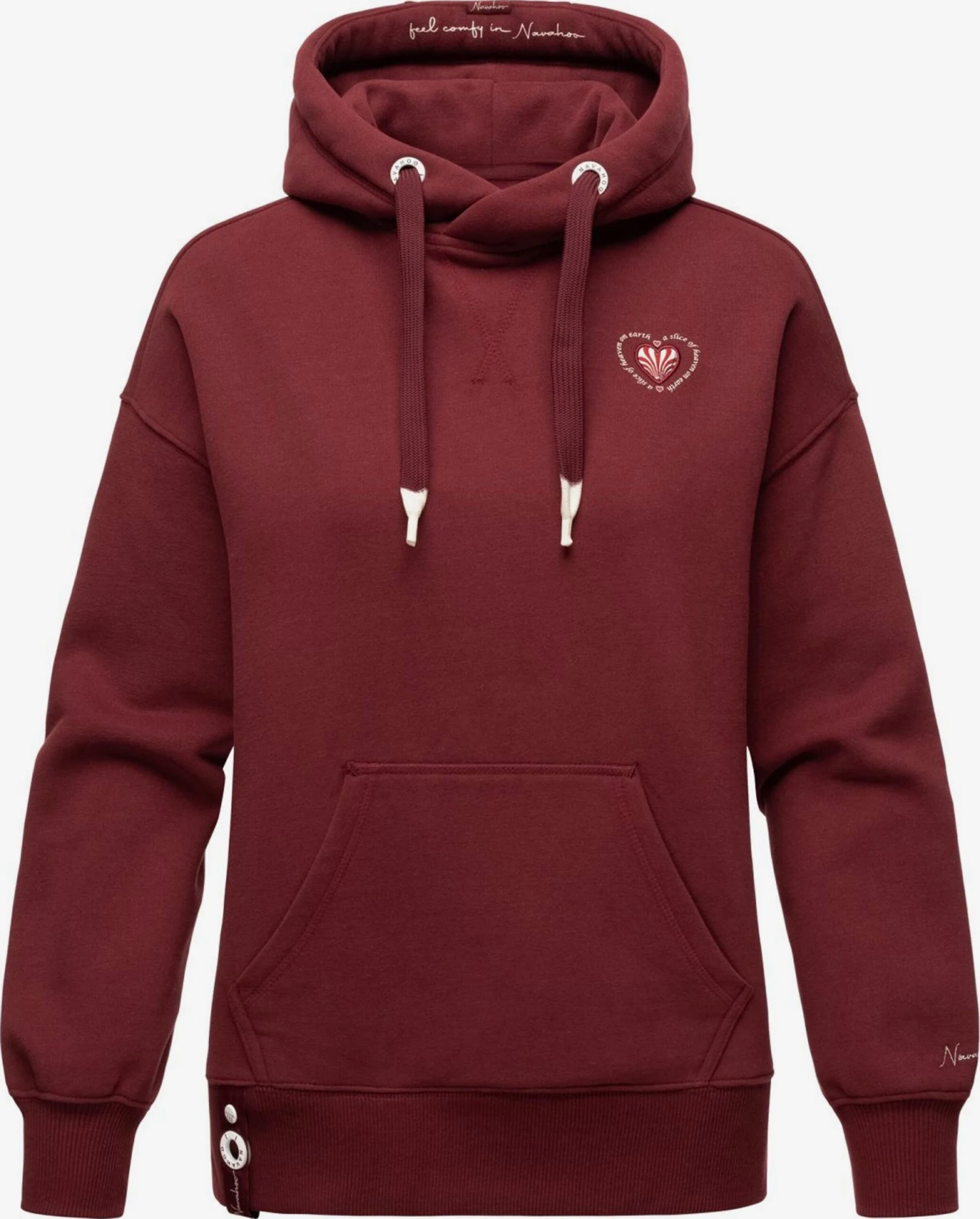 Navahoo Hoodies Sweatshirt Goldfee Dames Bordeaux