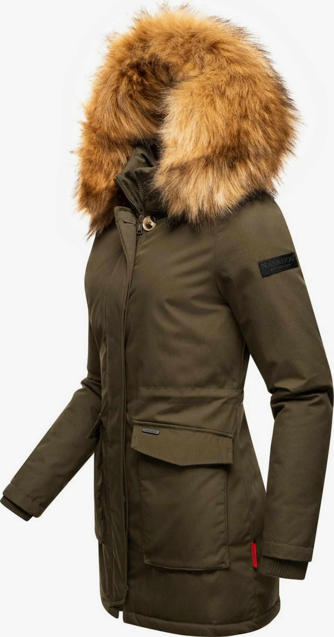 Navahoo Wintermantels Wintermantel Schneeengel Dames Bruin 2 Navahoo Wintermantels Wintermantel Schneeengel Dames Bruin - Afbeelding 2