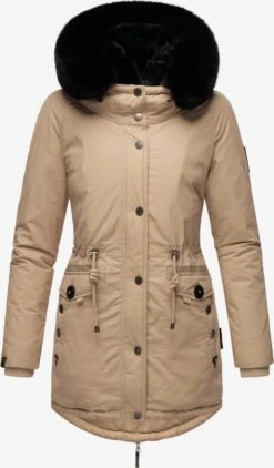 Navahoo Parkas Winterparka Sweety Deluxe Dames Taupe -Navahoo 08b238d7e65e66dd6c83a724caee768c