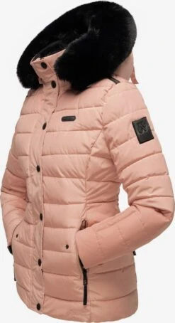 Navahoo Winterjassen Winterjas Milianaa Dames Roze -Navahoo 0a077453ff3813d6b0d1aec9faab2236