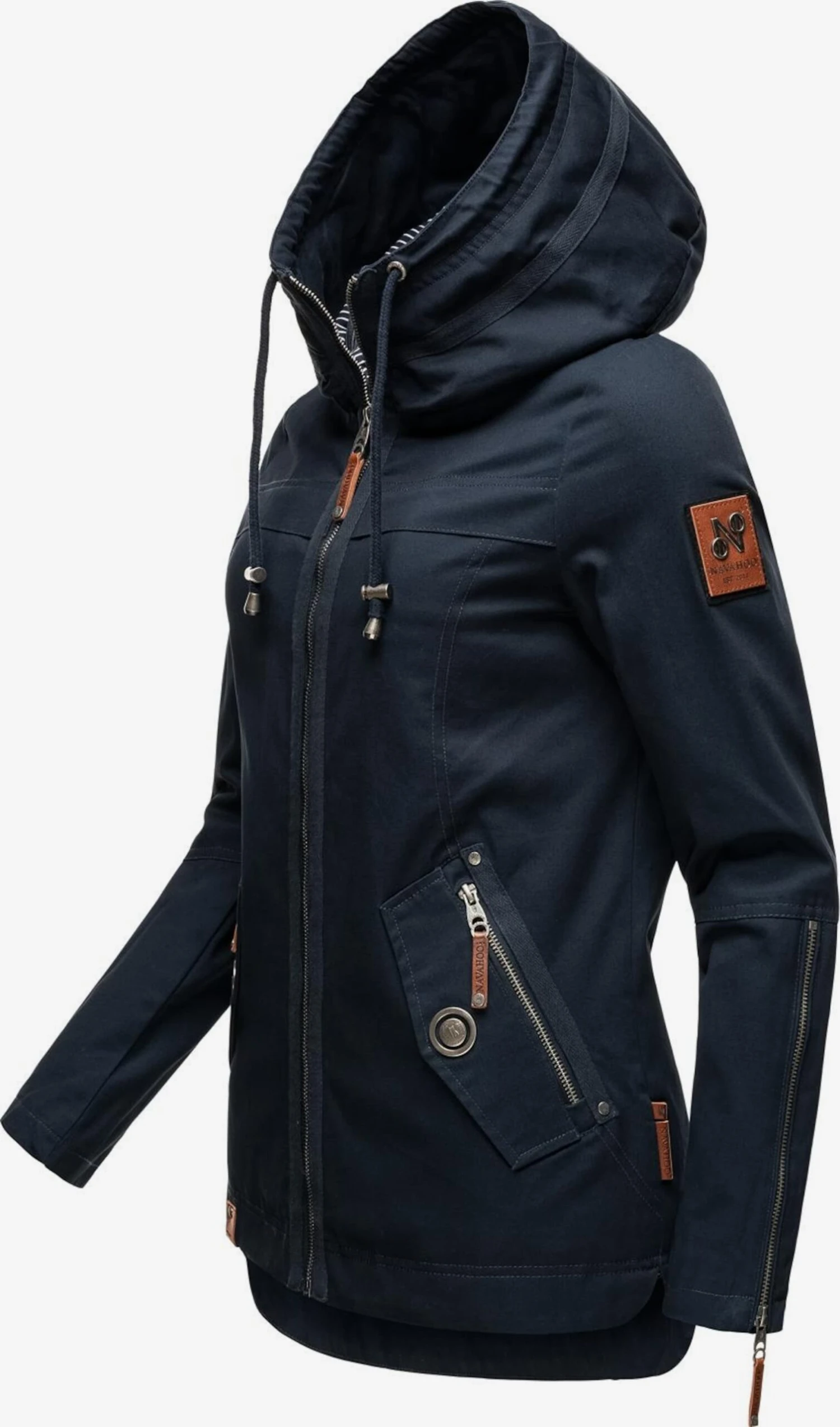 Navahoo Tussenjassen Tussenjas Wekoo Dames Navy 4 Navahoo Tussenjassen Tussenjas Wekoo Dames Navy - Afbeelding 4