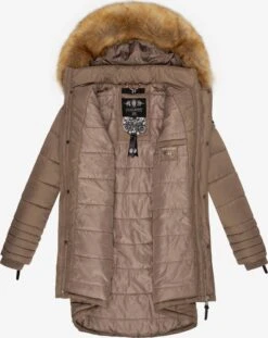 Navahoo Wintermantels Wintermantel Papaya Dames Bruin / Sepia -Navahoo 0fc2e426479b420d28047a683550a9f9