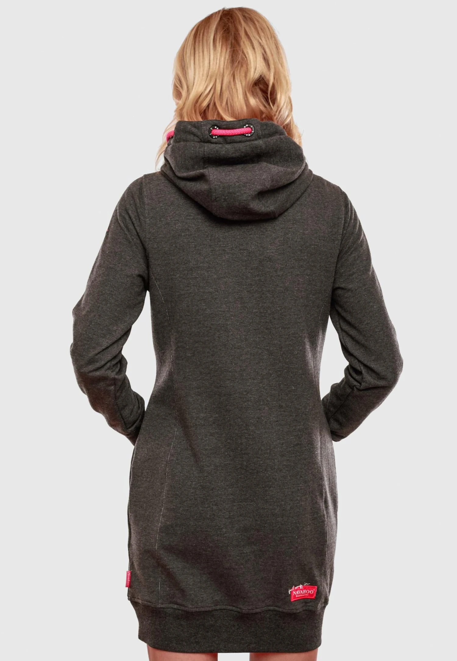 Navahoo Mini Jurken Jurk Dames Donkergrijs 7 Navahoo Mini Jurken Jurk Dames Donkergrijs - Afbeelding 7