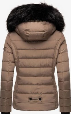 Navahoo Winterjassen Winterjas Miamor Dames Taupe -Navahoo 11f28914b1799552869eec4fc53213e2