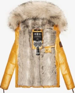 Navahoo Winterjassen Winterjas Tikunaa Dames Geel -Navahoo 153a0e5fb93a237a32be19aaf93d246e