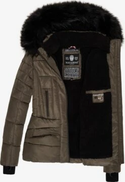 Navahoo Winterjassen Winterjas Adele Dames Taupe -Navahoo 16a24e93c545043782b9b1e2965ae9de