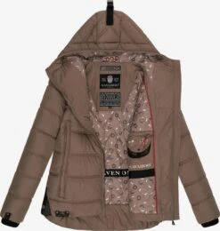 Navahoo Winterjassen Winterjas Renesmee Dames Lichtbruin -Navahoo 1802fea37adbbde4e52a4a219949bda3