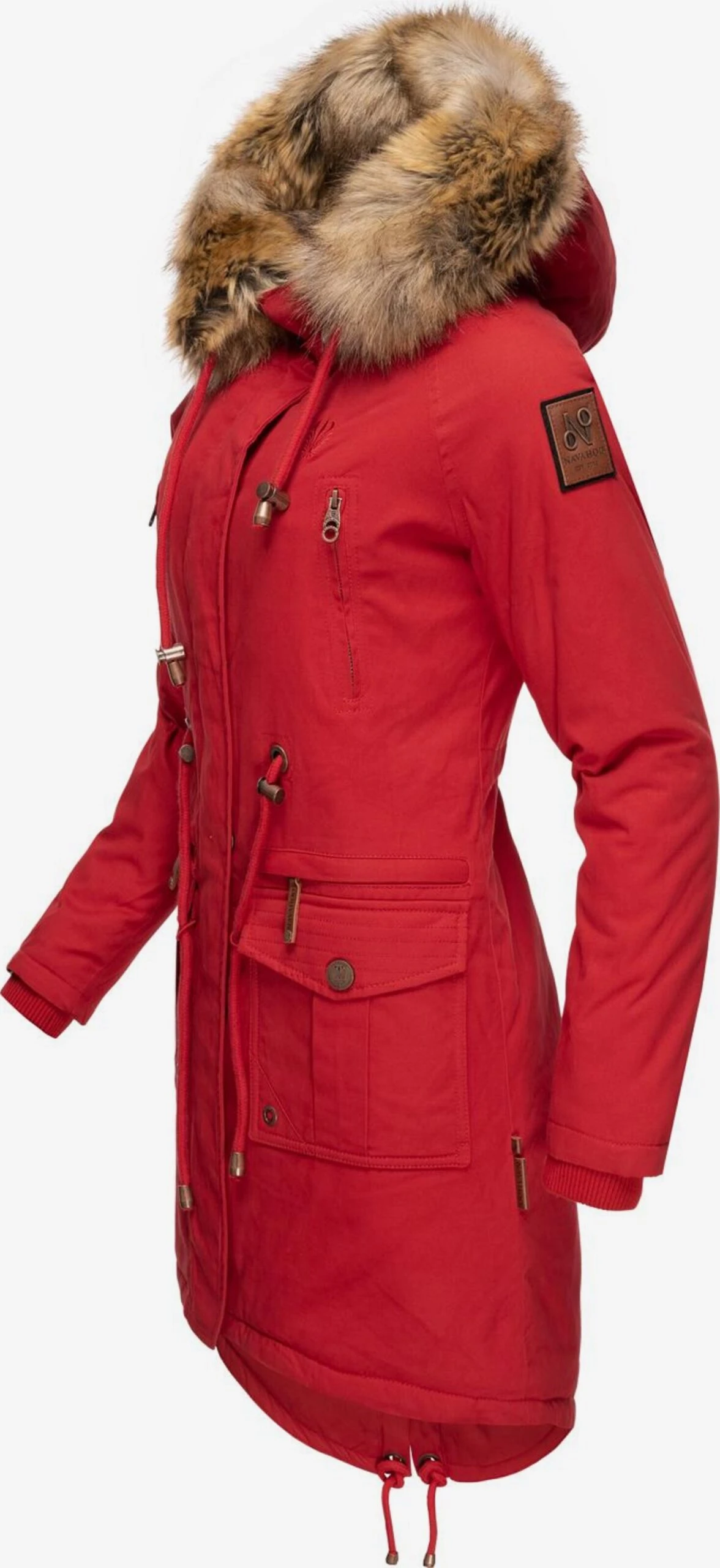 Navahoo Parkas Winterparka Rosinchen Dames Rood 2 Navahoo Parkas Winterparka Rosinchen Dames Rood - Afbeelding 2