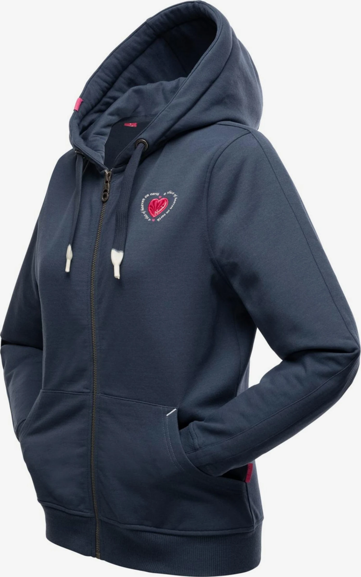 Navahoo Sweatvesten Sweatvest Cremetörtchen Dames Duifblauw 2 Navahoo Sweatvesten Sweatvest Cremetörtchen Dames Duifblauw - Afbeelding 2