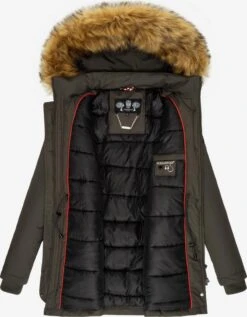 Navahoo Wintermantels Wintermantel Dames Donkergrijs -Navahoo 1e68252b11b608c959192be3c5e6d1a1