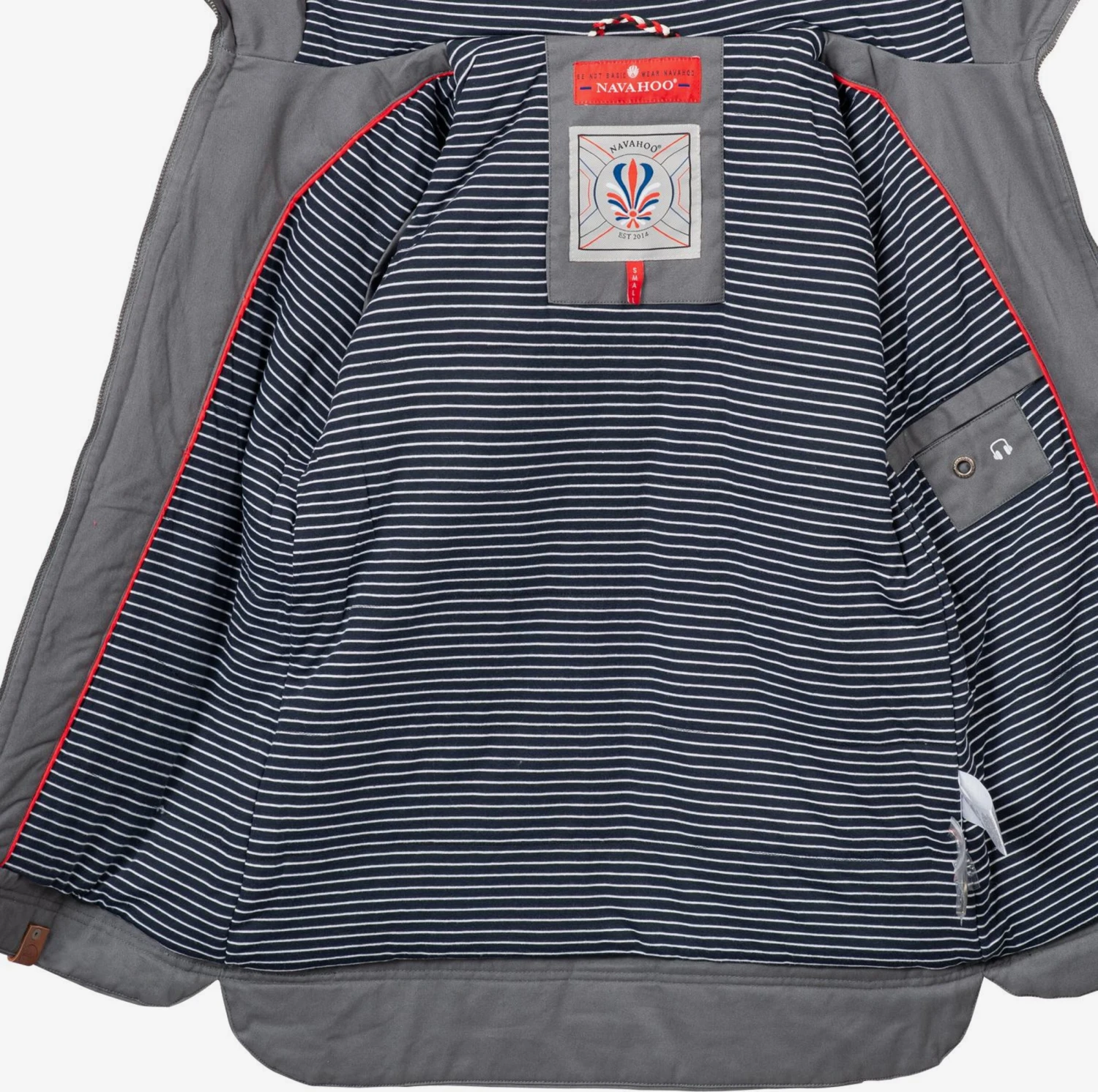 Navahoo Tussenjassen Tussenjas Wekoo Dames Donkergrijs 5 Navahoo Tussenjassen Tussenjas Wekoo Dames Donkergrijs - Afbeelding 5