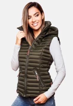 Navahoo Bodywarmers Bodywarmer Shadaa Dames Kaki -Navahoo 222b65395b3b3087c510df5078fe8648