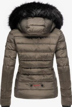 Navahoo Winterjassen Winterjas Miamor Dames Greige -Navahoo 25789496bed24d1dc8797804542a8b2e