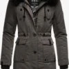 Navahoo Parkas Winterparka Dames Grijs