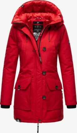 Navahoo Parkas Winterparka Freeze Stoorm Dames Rood -Navahoo 2a0740acaee5ee1bf693fce554f77ea2