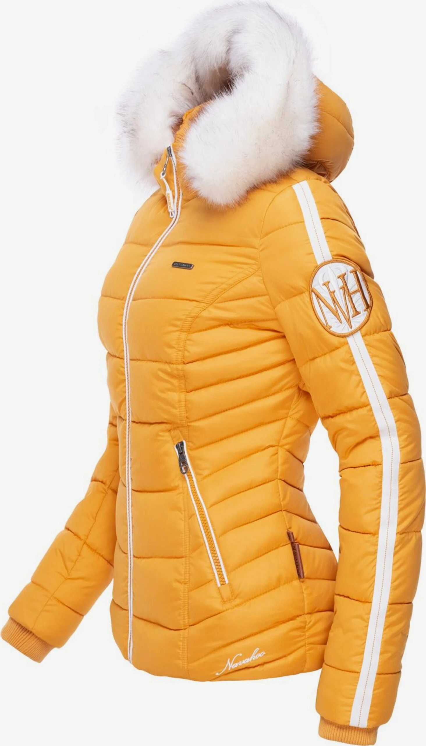 Navahoo Winterjassen Winterjas Khingaas Dames Geel 2 Navahoo Winterjassen Winterjas Khingaas Dames Geel - Afbeelding 2