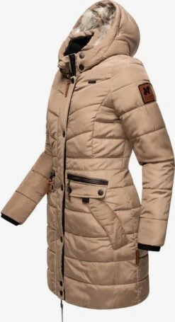 Navahoo Wintermantels Wintermantel Paula Dames Lichtbruin -Navahoo 2c39def36fe85d1ea0386d2631b872d0