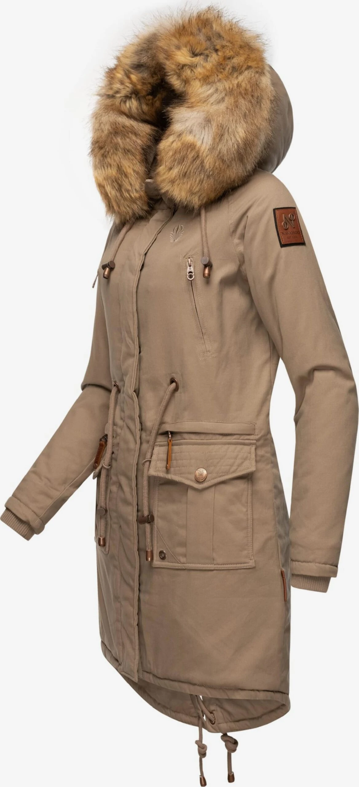 Navahoo Parkas Winterparka Rosinchen Dames Lichtbruin 2 Navahoo Parkas Winterparka Rosinchen Dames Lichtbruin - Afbeelding 2