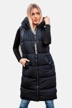 Navahoo Bodywarmers Bodywarmer Dames Zwart -Navahoo 2efe04aad7f20e1a31f8f16969f51624