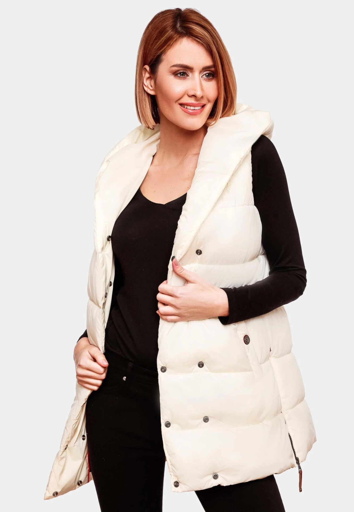 Navahoo Bodywarmers Bodywarmer Madilynaa Dames Offwhite 7 Navahoo Bodywarmers Bodywarmer Madilynaa Dames Offwhite - Afbeelding 7