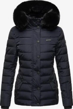 Navahoo Winterjassen Winterjas Milianaa Dames Navy -Navahoo 3240826096935a8e4548e6c6e84a5ba5