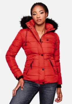 Navahoo Winterjassen Winterjas Zuckerbiene Dames Knalrood -Navahoo 32b0d1edbfd131437d19957927f4eae9