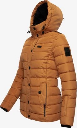 Navahoo Winterjassen Winterjas Milianaa Dames Donkergeel -Navahoo 331e9fcda26a2a0ace3b686ebebbb9c9