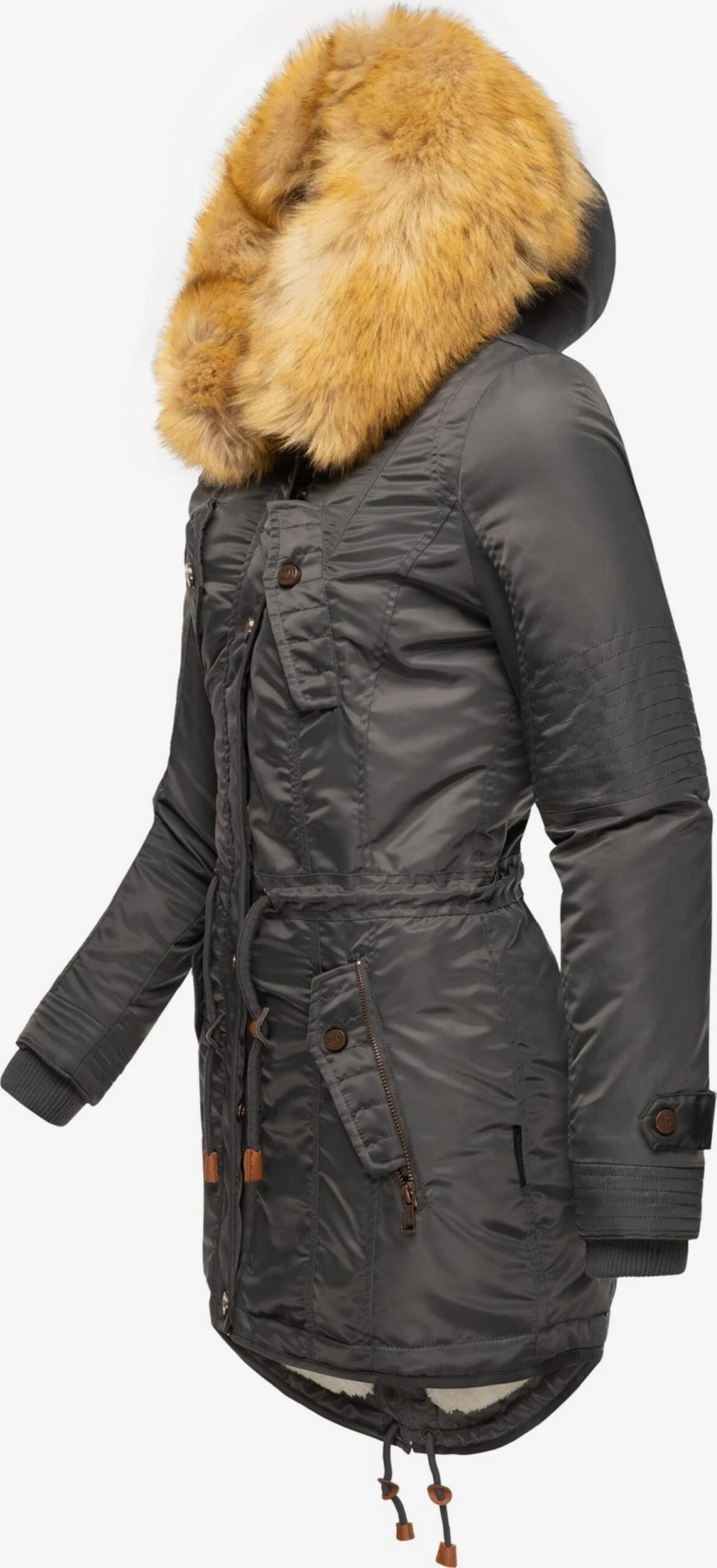 Navahoo Parkas Winterparka La Viva Dames Antraciet 2 Navahoo Parkas Winterparka La Viva Dames Antraciet - Afbeelding 2