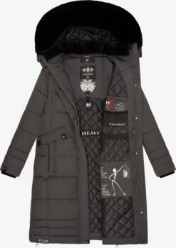 Navahoo Wintermantels Wintermantel Fahmiyaa Dames Antraciet -Navahoo 37448b011ae502a6614614a8462d4353