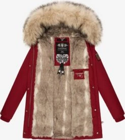 Navahoo Parkas Winterparka Cristal Dames Bloedrood -Navahoo 39ccac88f8968ccc0a6cb670fb1b760c
