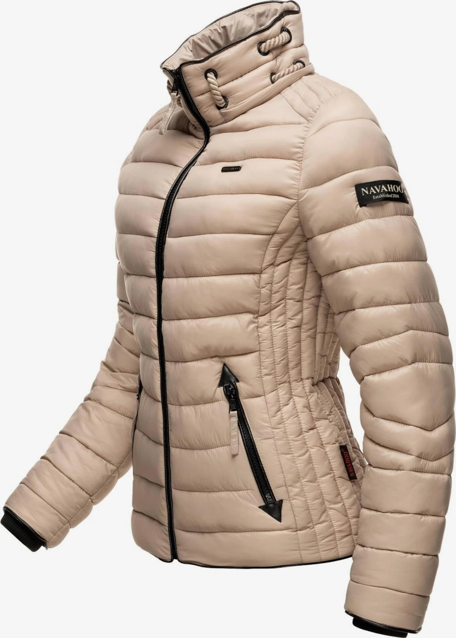 Navahoo Tussenjassen Tussenjas Lulana Dames Taupe 4 Navahoo Tussenjassen Tussenjas Lulana Dames Taupe - Afbeelding 4