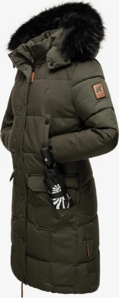 Navahoo Wintermantels Wintermantel Cosimaa Dames Antraciet -Navahoo 3e5fc5bd0f1492af606f68e809ebd45c