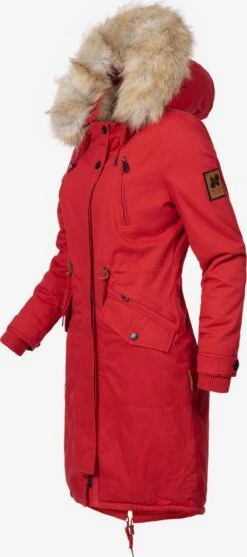 Navahoo Parkas Winterparka Kin-Joo Dames Vuurrood -Navahoo 3ec58395cdd6608f55aacb898d4387c6