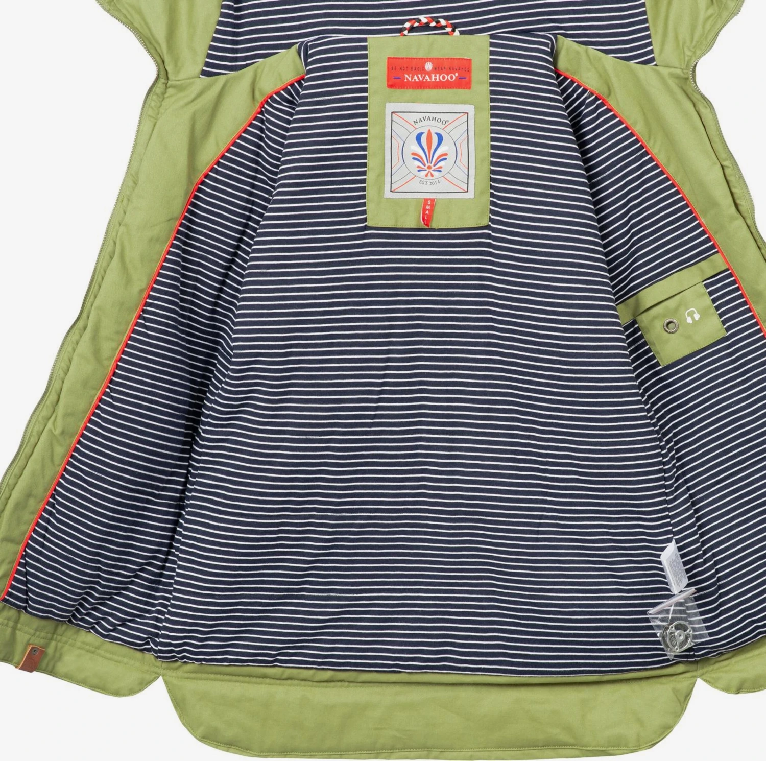 Navahoo Tussenjassen Tussenjas Wekoo Dames Appel 5 Navahoo Tussenjassen Tussenjas Wekoo Dames Appel - Afbeelding 5