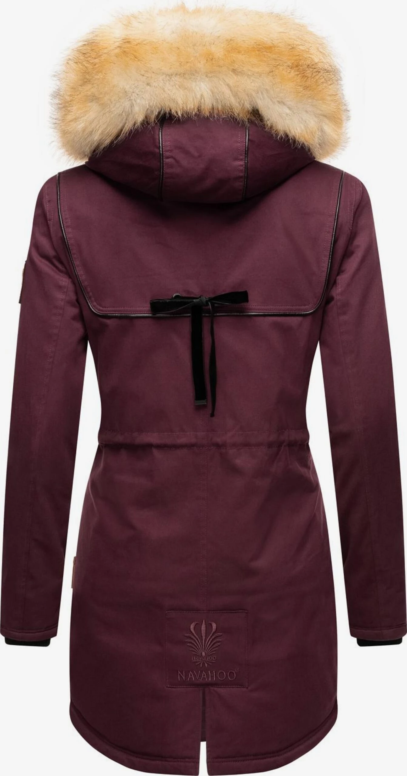 Navahoo Parkas Winterparka Bombii Dames Bordeaux 3 Navahoo Parkas Winterparka Bombii Dames Bordeaux - Afbeelding 3