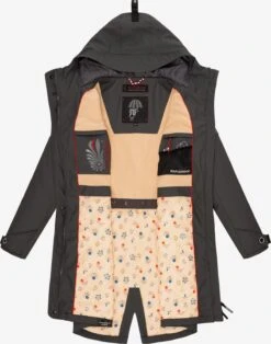 Navahoo Regenmantels Tussenmantel Schötchen Dames Antraciet -Navahoo 448c313e079eb242b9dd4f4964e8561b