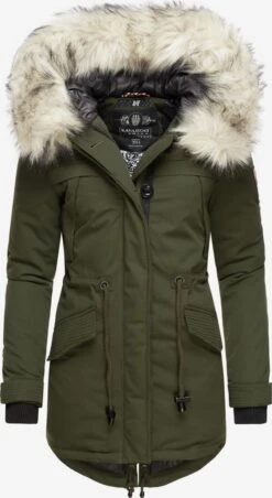 Navahoo Parkas Winterparka Dames Groen