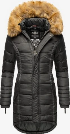 Navahoo Wintermantels Wintermantel Papaya Dames Basaltgrijs