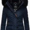 Navahoo Winterjassen Winterjas Wisteriaa Dames Navy