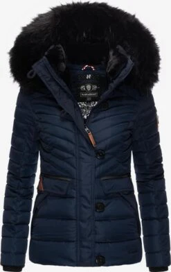 Navahoo Winterjassen Winterjas Wisteriaa Dames Navy