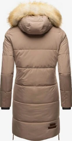 Navahoo Wintermantels Wintermantel Halina Dames Taupe -Navahoo 4abb8008d79d22fae122c16d28f38bf0