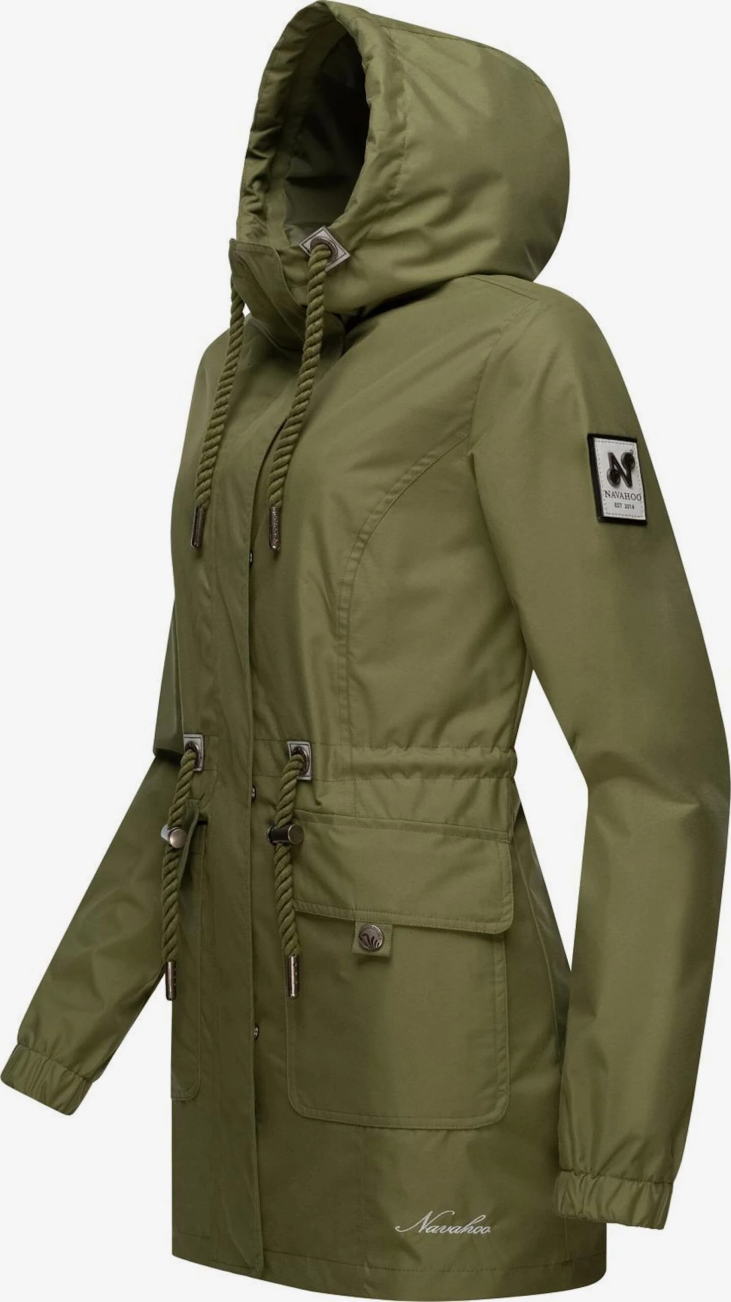 Navahoo Parkas Tussenparka Neophee Dames Olijfgroen 3 Navahoo Parkas Tussenparka Neophee Dames Olijfgroen - Afbeelding 3