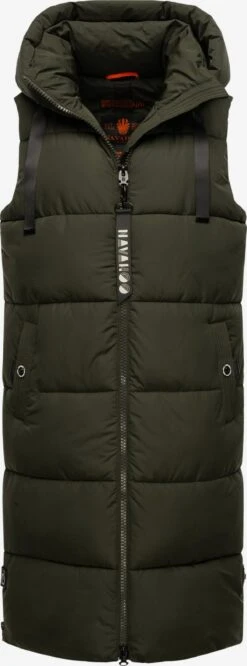 Navahoo Bodywarmers Bodywarmer Schnuffelchen Dames Kaki -Navahoo 4bb3cd2ec46809d58cef11a69fc5ceb4