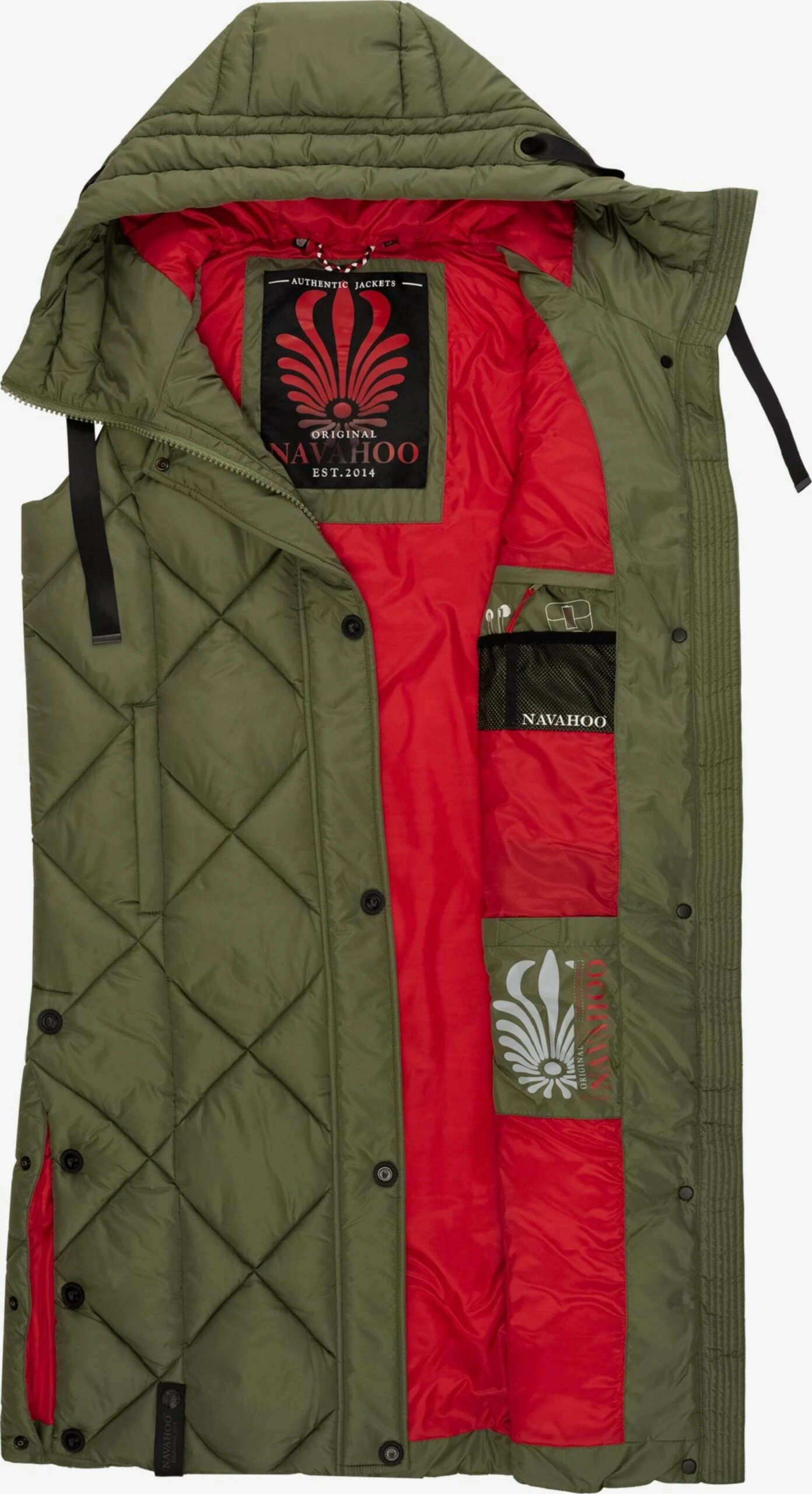 Navahoo Bodywarmers Bodywarmer Schnuckel Dames Groen 4 Navahoo Bodywarmers Bodywarmer Schnuckel Dames Groen - Afbeelding 4