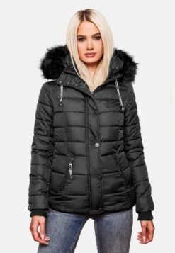 Navahoo Winterjassen Winterjas Zuckerbiene Dames Zwart -Navahoo 4e9ba52cd49b3c46ac2348736635f16a