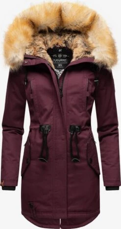 Navahoo Parkas Winterparka Bombii Dames Bordeaux